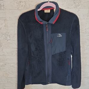 L.L. Bean Womans Size Small Adventure Hybrid Fleece Jacket.